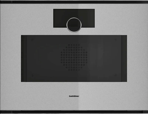 Gaggenau GS251130 — Комбинированный паровой духовой шкаф 60 x 45 см Петли двери слева, отделка Gaggenau Sterling
